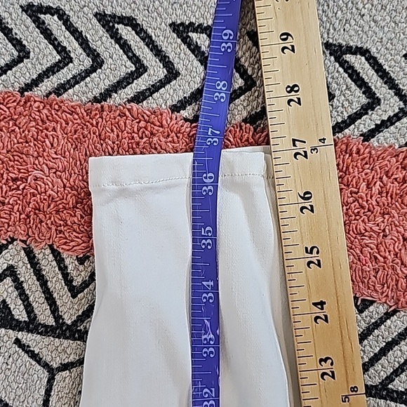 SPANX Ankle Skinny Jeans in White, sz XL - Picture 16 of 16